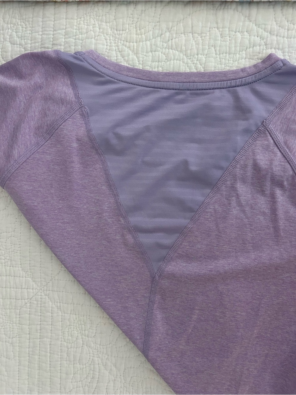 TWO tek gear Women's Heather Short-Sleeve Active shirts - Picture 4 of 4